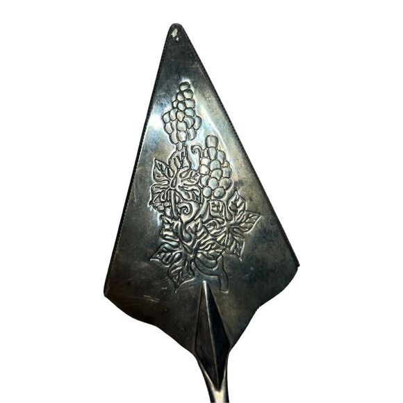 Vintage Godinger Silver Plated Pie Cake Server & Serving Spoon Set - Picture 2 of 9